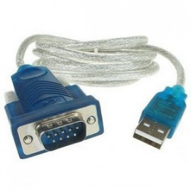 Cabo conversor Serial RS232 HL340 DB9 - Macho USB